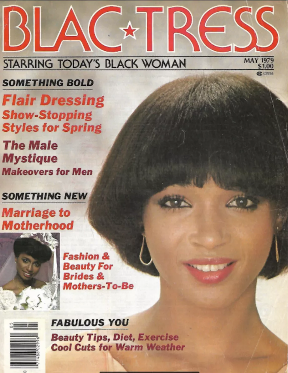 Ernest Collins shot his sister-in-law Carmen Collins for the cover of BlacTress magazine.