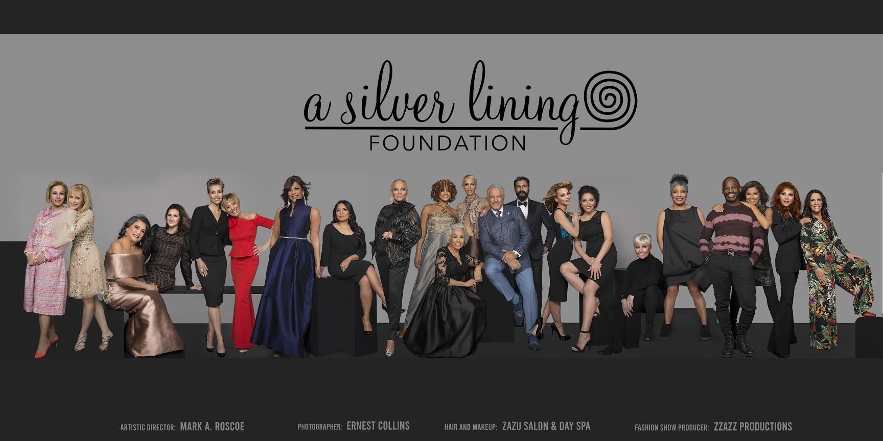 Ernest Collins composed this photo with many Chicago media personalities for a fashion event to benefit A Silver Lining Foundation. Ernest Collins 